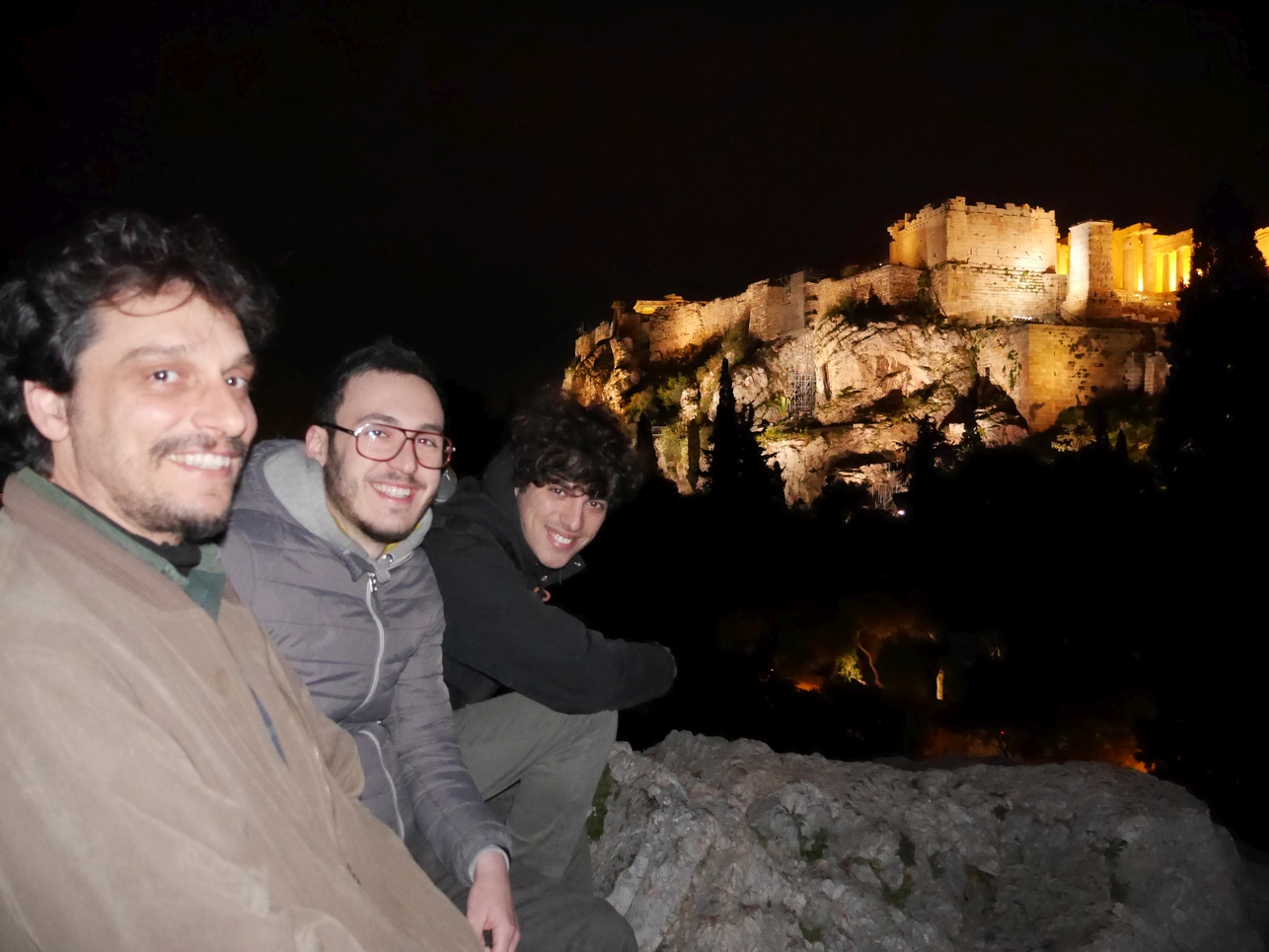 At Akropoli hill at night 11.03.2016
